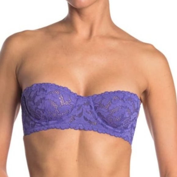 Free People Love Letters Underwire Bra Purple 32DD - Picture 6 of 10